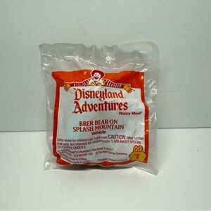 1994 McDonalds Disneyland Song of the South Brer Bear Splash Mountain Toy in Bag